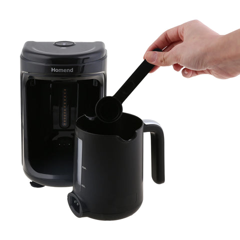 Homend Pottoman 1840UK Turkish Coffee Maker, 450ml, 535W, Black